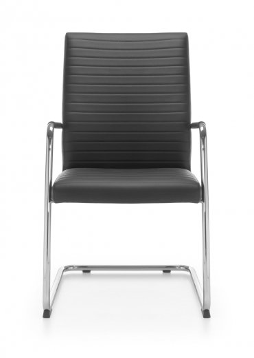 Freischwinger mit hoher Rckenlehne