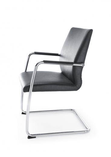 Freischwinger mit hoher Rckenlehne