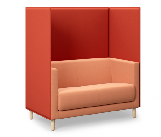2-Sitzer Sofa mit Trennwand/ Sofaserie Emma