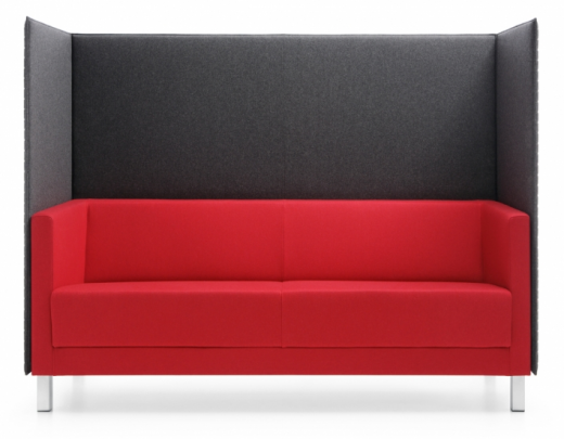2,5-Sitzer Sofa mit Trennwand/ Sofaserie Emma - B1 schwer entflammbar