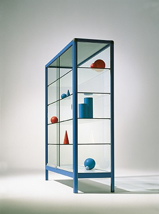 Ausstellungsvitrine mit 4 Glasbden