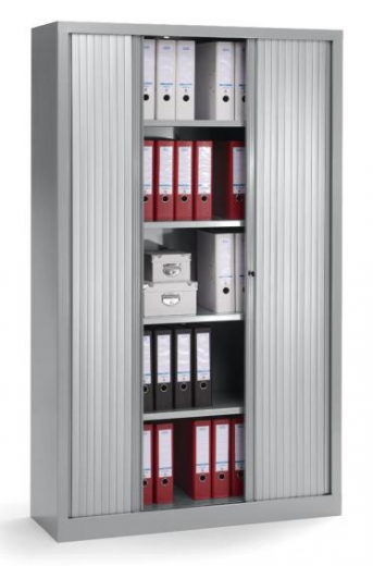 Rollladenschrank aus Stahl mit 4 oder 5 Ordnerh�hen