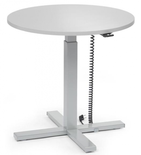 Sitz-/ Stehtisch / Bestelltisch H�henverstellbar Rund