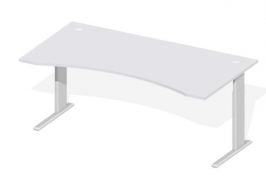 Sitz-/ Stehschreibtisch Freiform elektrisch H�henverstellbar