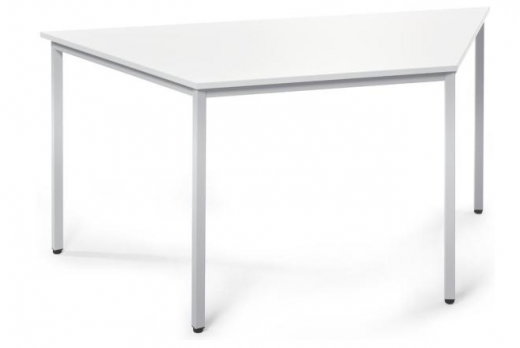 Trapeztisch mit Vierkantstahlrohr