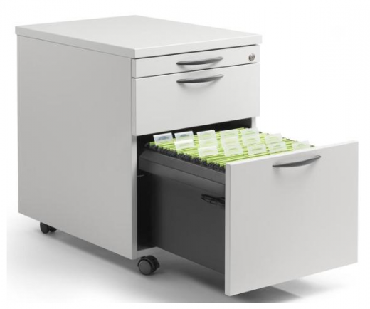 Rollcontainer mit H�ngeregistraturauszug