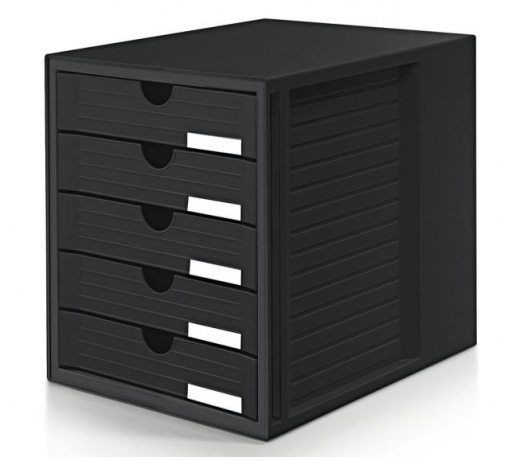 Kunststoff-Schubladenbox offen oder geschlossen