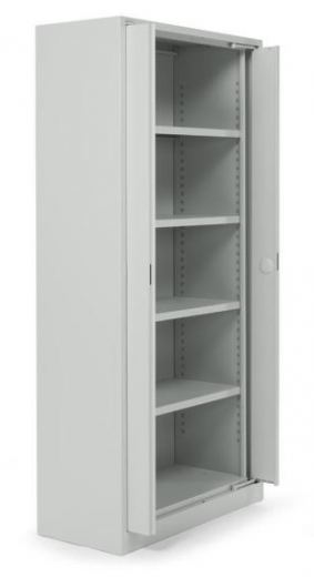 B�ro-Stahlschrank mit einschwenkbaren T�ren