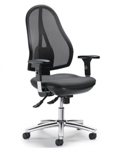 Brostuhl mit Fukreuz verchromt