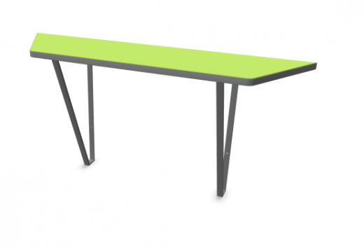 Brandschutz Stehtisch zur Wandbefestigung - A1 - nicht brennbar