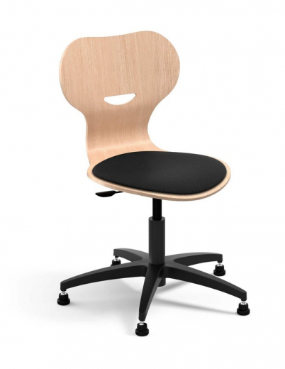 Drehstuhl mit Sicherheits-Gasfeder - fest / fahrbar M-Line