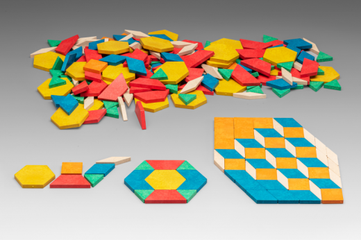 Geometrische Legeplttchen Pattern Blocks (250 Teile)
