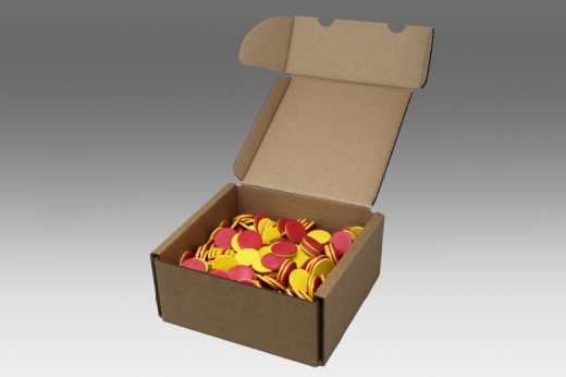 Wendeplttchen rot/gelb (400 Stck)