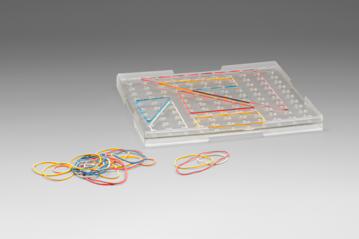 Geometriebrett gro transparent