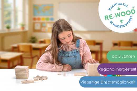 Dienes Grundsortiment naturfarben (121 Teile)