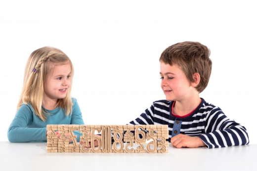 Stapelzahlen naturfarben (34 Stck)