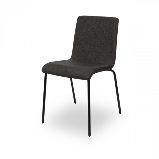 Konferenzstuhl in schwarz oder verchromt