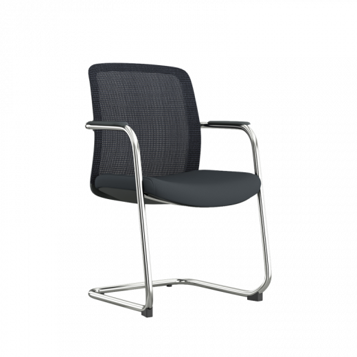 Schulungsstuhl Linda schwarz