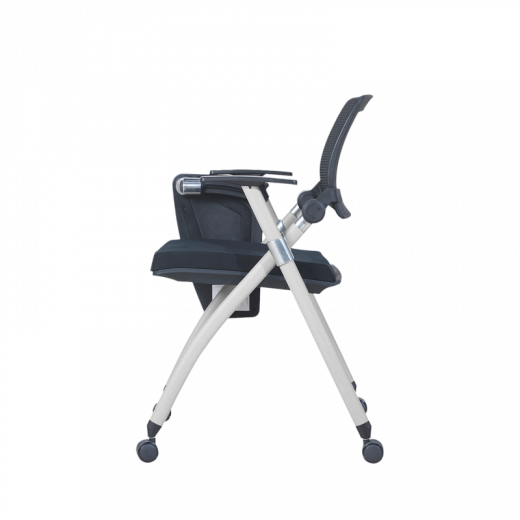 Schulungsstuhl Karl schwarz-grau