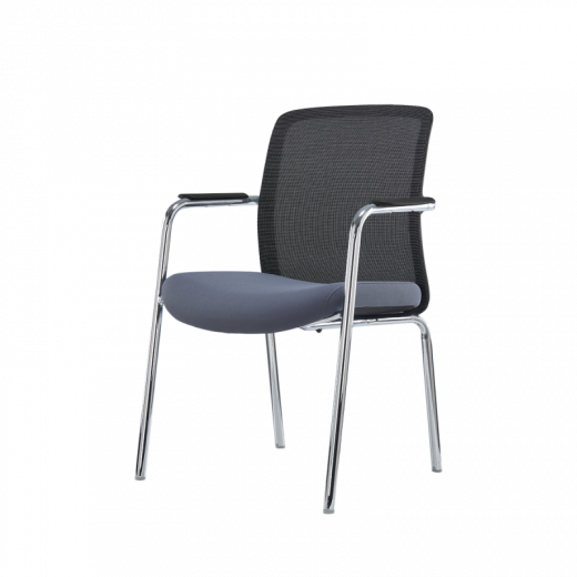 Schulungsstuhl Beni schwarz-grau