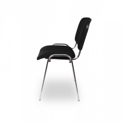 Konferenzstuhl - Besucherstuhl ISO - Kunstleder schwarz