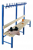 Garderobe mit einseitiger Sitzbank W-Line
