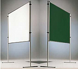 Stellwandtafel - gr�n / wei�