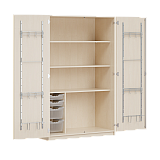 Musikinstrumentenschrank