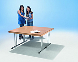 Klapptisch mit Chromgestell CO-Line