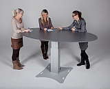 Besprechungstisch oval/ hhenverstellbar CO-Line