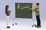 fahrbare, hhenverstellbare Notentafel Orff
