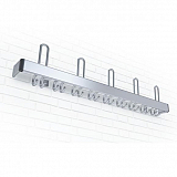 Aluminium- Wandgarderobe