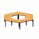 Besprechungstisch Trapezform - Set HB-Line