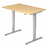 Schreibtisch- h�henverstellbar Rechteckform