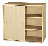 Aufsatzschrank mit Schiebet�ren H-Line
