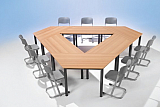 Trapeztischset Flexibel 6 teilig CO-Line
