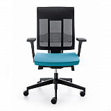 B�rostuhl mit hoher Netzr�ckenlehne und Lumbalst�tze