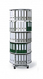 Ordnerdrehsule 5 Etagen / im Ganzen drehbar