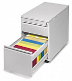 Rollcontainer aus Stahl mit H�ngeregistratur