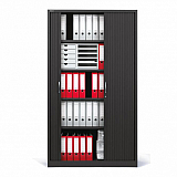 Rollladenschrank mit 5 Ordnerh�hen Stahl