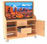 Medienwagen f�r Flachbildschirme XXL H-Line