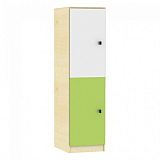 Schlie�fachschrank mit 2 F�chern, H�he 160 cm