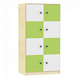Schlie�fachschrank mit 8 F�chern, H�he 160 cm