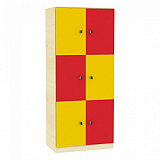 Schliefachschrank mit 6 Fchern, Hhe 190 cm