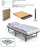 Einzelbett mit Matratze 200x10x90 cm