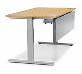 Schreibtisch mit manueller Hhenverstellung