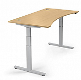 Sitz-/ Stehschreibtisch Freiform