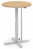 Sitz-/ Stehtisch / Bestelltisch H�henverstellbar Rund