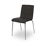 Konferenzstuhl in schwarz oder verchromt