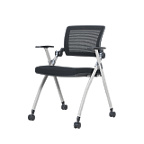 Schulungsstuhl Karl schwarz-grau